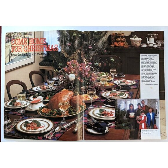 Canadian Living Christmas Cooking Food Magazine 1986 , 1987 VTG Printed inCanada - Picture 6 of 10